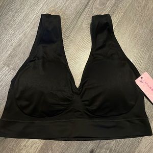 💜Jiviestin sports bra size 5XL black Comfortable Versatile Everyday use Classic